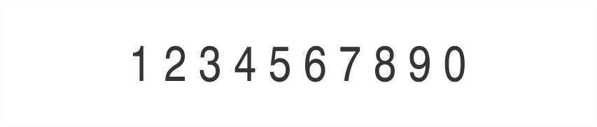 N-410 10 Band Numbering Stamp